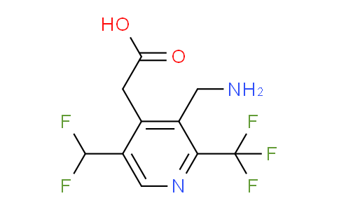 AM47605 | 1361868-28-1 | 3-(Aminomethyl)-5-(difluoromethyl)-2-(trifluoromethyl)pyridine-4-acetic acid