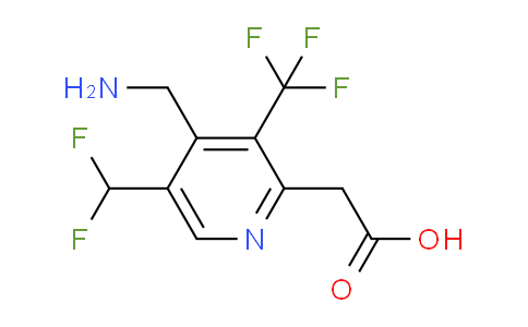 AM47620 | 1361750-29-9 | 4-(Aminomethyl)-5-(difluoromethyl)-3-(trifluoromethyl)pyridine-2-acetic acid