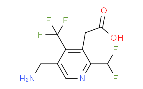 AM47625 | 1361829-68-6 | 5-(Aminomethyl)-2-(difluoromethyl)-4-(trifluoromethyl)pyridine-3-acetic acid
