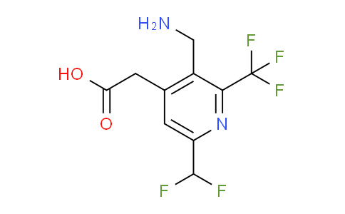 AM47628 | 1361868-36-1 | 3-(Aminomethyl)-6-(difluoromethyl)-2-(trifluoromethyl)pyridine-4-acetic acid