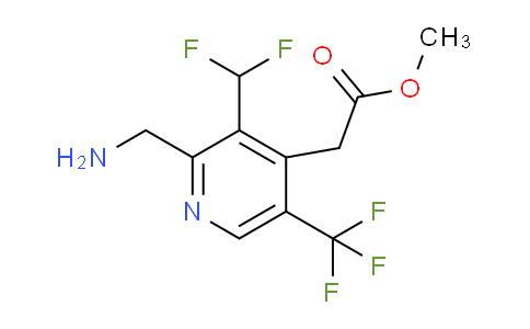 AM47631 | 1361814-04-1 | Methyl 2-(aminomethyl)-3-(difluoromethyl)-5-(trifluoromethyl)pyridine-4-acetate