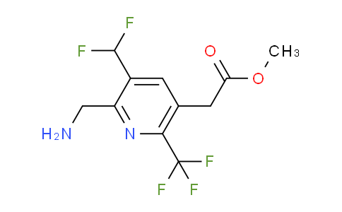 AM47634 | 1361885-86-0 | Methyl 2-(aminomethyl)-3-(difluoromethyl)-6-(trifluoromethyl)pyridine-5-acetate