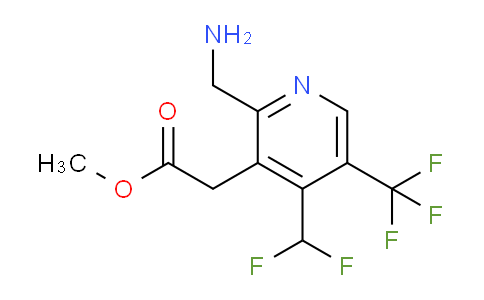 AM47637 | 1361844-66-7 | Methyl 2-(aminomethyl)-4-(difluoromethyl)-5-(trifluoromethyl)pyridine-3-acetate