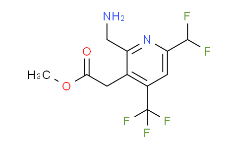 AM47642 | 1361797-60-5 | Methyl 2-(aminomethyl)-6-(difluoromethyl)-4-(trifluoromethyl)pyridine-3-acetate