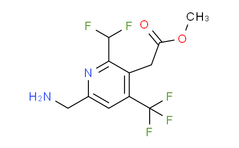 AM47643 | 1361885-98-4 | Methyl 6-(aminomethyl)-2-(difluoromethyl)-4-(trifluoromethyl)pyridine-3-acetate