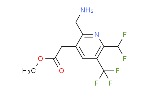 AM47644 | 1361813-50-4 | Methyl 2-(aminomethyl)-6-(difluoromethyl)-5-(trifluoromethyl)pyridine-3-acetate
