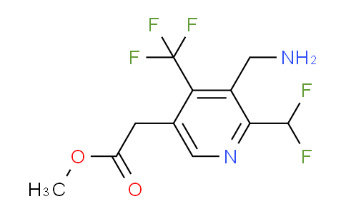 AM47646 | 1361829-80-2 | Methyl 3-(aminomethyl)-2-(difluoromethyl)-4-(trifluoromethyl)pyridine-5-acetate