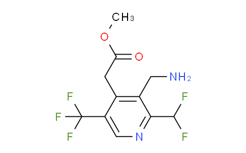 AM47648 | 1361779-85-2 | Methyl 3-(aminomethyl)-2-(difluoromethyl)-5-(trifluoromethyl)pyridine-4-acetate