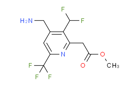 AM47654 | 1361868-53-2 | Methyl 4-(aminomethyl)-3-(difluoromethyl)-6-(trifluoromethyl)pyridine-2-acetate
