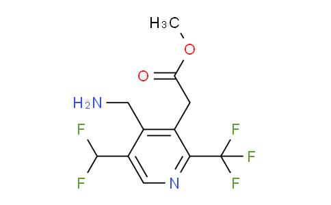 AM47655 | 1361886-16-9 | Methyl 4-(aminomethyl)-5-(difluoromethyl)-2-(trifluoromethyl)pyridine-3-acetate