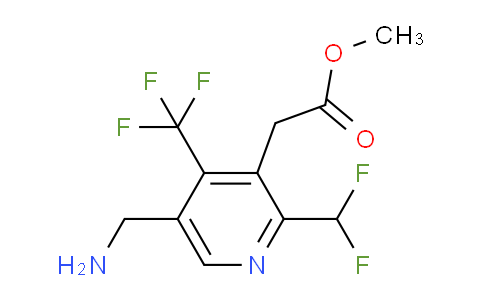 AM47658 | 1361881-83-5 | Methyl 5-(aminomethyl)-2-(difluoromethyl)-4-(trifluoromethyl)pyridine-3-acetate
