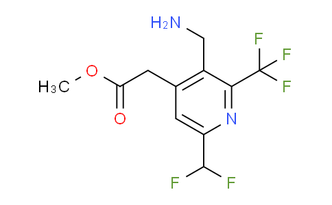 AM47661 | 1361700-96-0 | Methyl 3-(aminomethyl)-6-(difluoromethyl)-2-(trifluoromethyl)pyridine-4-acetate