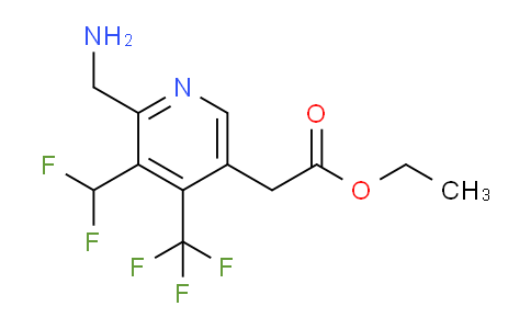 AM47662 | 1361797-78-5 | Ethyl 2-(aminomethyl)-3-(difluoromethyl)-4-(trifluoromethyl)pyridine-5-acetate