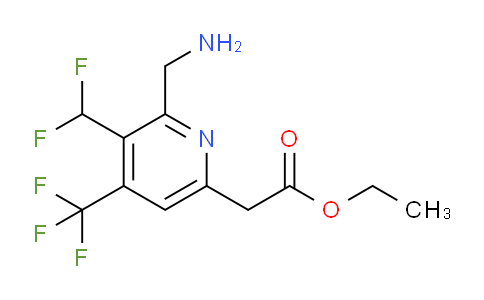 AM47663 | 1361905-58-9 | Ethyl 2-(aminomethyl)-3-(difluoromethyl)-4-(trifluoromethyl)pyridine-6-acetate