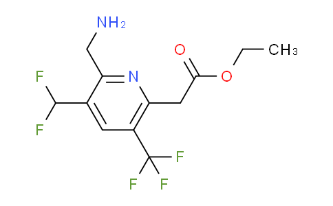 AM47665 | 1361905-41-0 | Ethyl 2-(aminomethyl)-3-(difluoromethyl)-5-(trifluoromethyl)pyridine-6-acetate