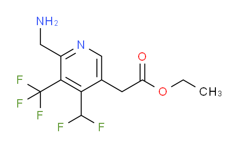 AM47668 | 1361764-98-8 | Ethyl 2-(aminomethyl)-4-(difluoromethyl)-3-(trifluoromethyl)pyridine-5-acetate