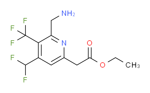 AM47669 | 1361750-61-9 | Ethyl 2-(aminomethyl)-4-(difluoromethyl)-3-(trifluoromethyl)pyridine-6-acetate
