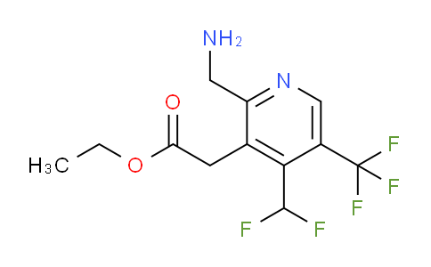 AM47670 | 1361868-60-1 | Ethyl 2-(aminomethyl)-4-(difluoromethyl)-5-(trifluoromethyl)pyridine-3-acetate