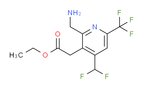 AM47672 | 1361702-01-3 | Ethyl 2-(aminomethyl)-4-(difluoromethyl)-6-(trifluoromethyl)pyridine-3-acetate