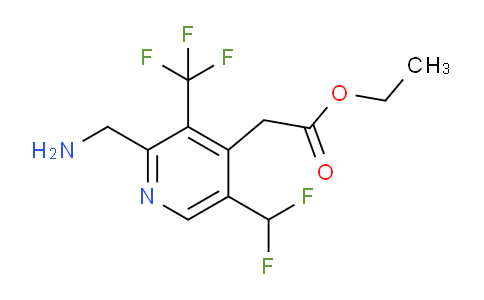 AM47674 | 1361797-87-6 | Ethyl 2-(aminomethyl)-5-(difluoromethyl)-3-(trifluoromethyl)pyridine-4-acetate