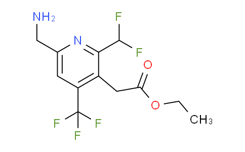 AM47683 | 1361868-69-0 | Ethyl 6-(aminomethyl)-2-(difluoromethyl)-4-(trifluoromethyl)pyridine-3-acetate