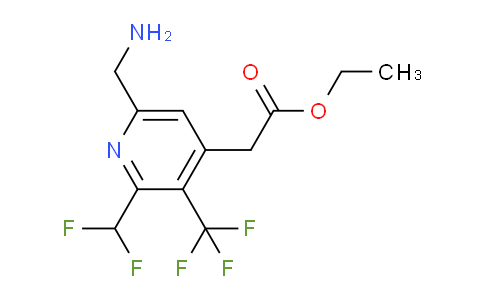AM47685 | 1361886-30-7 | Ethyl 6-(aminomethyl)-2-(difluoromethyl)-3-(trifluoromethyl)pyridine-4-acetate