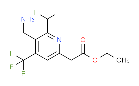 AM47687 | 1361750-67-5 | Ethyl 3-(aminomethyl)-2-(difluoromethyl)-4-(trifluoromethyl)pyridine-6-acetate