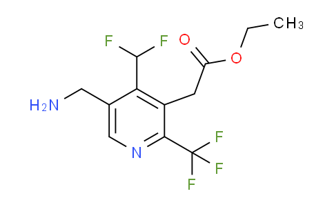 AM47697 | 1361765-10-7 | Ethyl 5-(aminomethyl)-4-(difluoromethyl)-2-(trifluoromethyl)pyridine-3-acetate