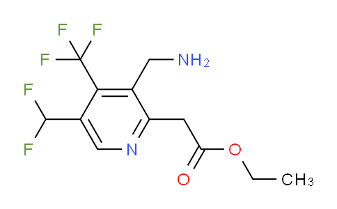 AM47700 | 1361750-73-3 | Ethyl 3-(aminomethyl)-5-(difluoromethyl)-4-(trifluoromethyl)pyridine-2-acetate