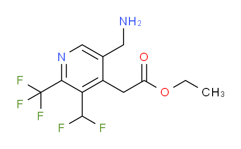 AM47703 | 1361905-83-0 | Ethyl 5-(aminomethyl)-3-(difluoromethyl)-2-(trifluoromethyl)pyridine-4-acetate