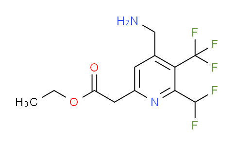 AM47705 | 1361882-00-9 | Ethyl 4-(aminomethyl)-2-(difluoromethyl)-3-(trifluoromethyl)pyridine-6-acetate