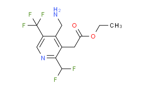 AM47706 | 1361780-24-6 | Ethyl 4-(aminomethyl)-2-(difluoromethyl)-5-(trifluoromethyl)pyridine-3-acetate