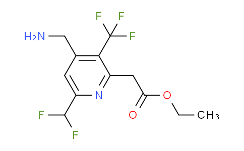 AM47707 | 1361467-48-2 | Ethyl 4-(aminomethyl)-6-(difluoromethyl)-3-(trifluoromethyl)pyridine-2-acetate