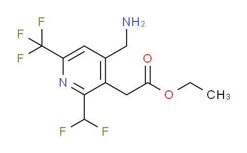 AM47708 | 1361886-37-4 | Ethyl 4-(aminomethyl)-2-(difluoromethyl)-6-(trifluoromethyl)pyridine-3-acetate