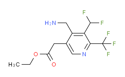 AM47710 | 1361868-80-5 | Ethyl 4-(aminomethyl)-3-(difluoromethyl)-2-(trifluoromethyl)pyridine-5-acetate