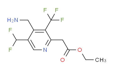 AM47713 | 1361791-83-4 | Ethyl 4-(aminomethyl)-5-(difluoromethyl)-3-(trifluoromethyl)pyridine-2-acetate