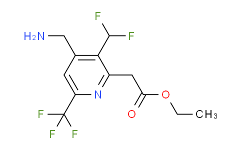 AM47714 | 1361905-69-2 | Ethyl 4-(aminomethyl)-3-(difluoromethyl)-6-(trifluoromethyl)pyridine-2-acetate