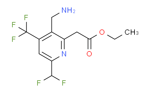 AM47719 | 1361702-10-4 | Ethyl 3-(aminomethyl)-6-(difluoromethyl)-4-(trifluoromethyl)pyridine-2-acetate