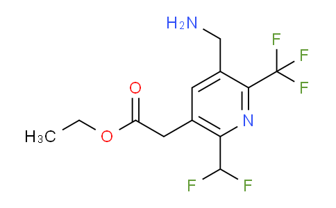 AM47720 | 1361780-33-7 | Ethyl 3-(aminomethyl)-6-(difluoromethyl)-2-(trifluoromethyl)pyridine-5-acetate