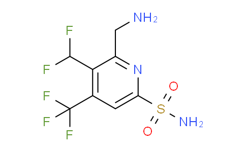 2-(Aminomethyl)-3-(difluoromethyl)-4-(trifluoromethyl)pyridine-6-sulfonamide