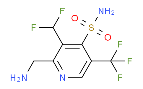 2-(Aminomethyl)-3-(difluoromethyl)-5-(trifluoromethyl)pyridine-4-sulfonamide
