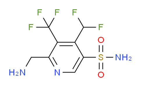 2-(Aminomethyl)-4-(difluoromethyl)-3-(trifluoromethyl)pyridine-5-sulfonamide