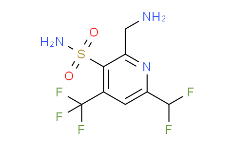 2-(Aminomethyl)-6-(difluoromethyl)-4-(trifluoromethyl)pyridine-3-sulfonamide