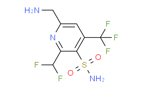 6-(Aminomethyl)-2-(difluoromethyl)-4-(trifluoromethyl)pyridine-3-sulfonamide