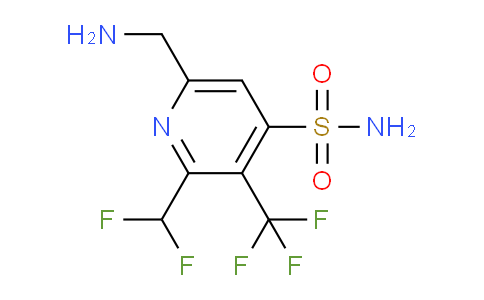 6-(Aminomethyl)-2-(difluoromethyl)-3-(trifluoromethyl)pyridine-4-sulfonamide