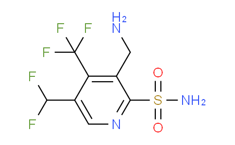 AM47760 | 1361785-73-0 | 3-(Aminomethyl)-5-(difluoromethyl)-4-(trifluoromethyl)pyridine-2-sulfonamide