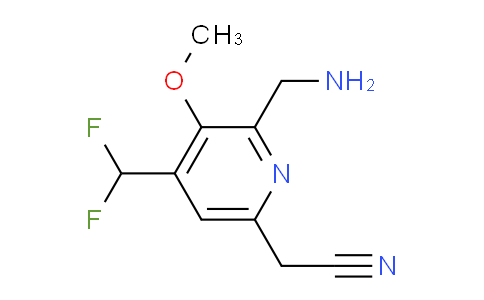 AM47848 | 1361812-97-6 | 2-(Aminomethyl)-4-(difluoromethyl)-3-methoxypyridine-6-acetonitrile