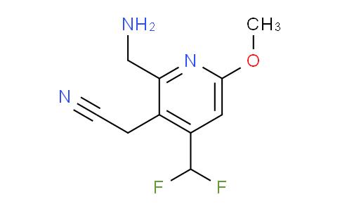 AM47851 | 1361901-41-8 | 2-(Aminomethyl)-4-(difluoromethyl)-6-methoxypyridine-3-acetonitrile