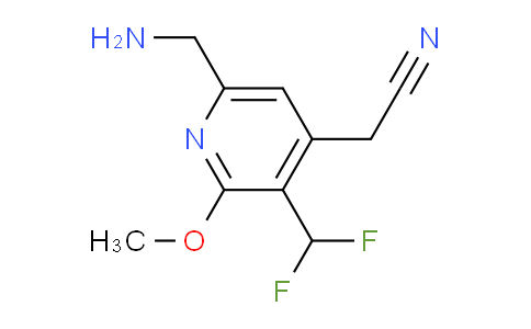 6-(Aminomethyl)-3-(difluoromethyl)-2-methoxypyridine-4-acetonitrile