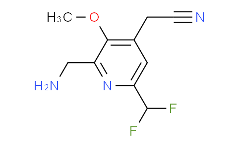2-(Aminomethyl)-6-(difluoromethyl)-3-methoxypyridine-4-acetonitrile